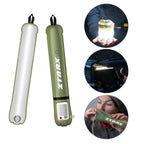 Outdoor folding inflatable camping light solar inflatable light waterproof magnetic suction column portable lantern