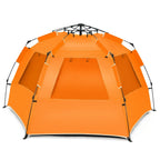 3-4 Person Easy Pop Up Beach Tent UPF 50+ Portable Sun Shelter