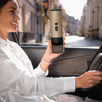 Portable Wireless 3-in-1 Espresso Maker, 7800mAh, Car/Home/Camping, Ground/Capsule Coffee.