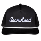 Seamhead Rope Snapback Hat (Black)