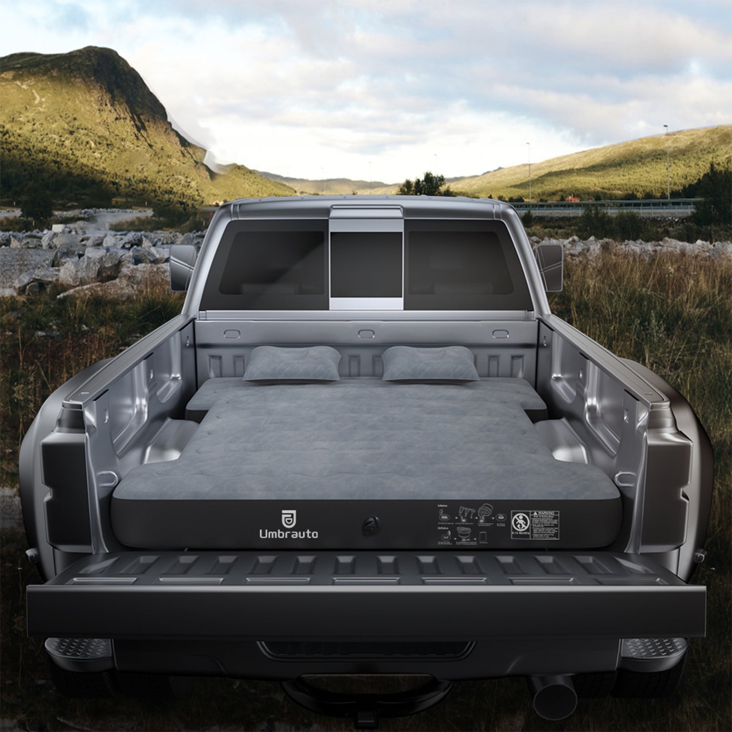 Umbrauto 5.5-5.8 FT Full Size Truck Bed Air Mattress 1.0,Multiple Colors
