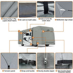 DikaSun 7 Layers Class A RV Cover Heavy Duty Anti-UV Waterproof Windproof Breathable Class A Motorhome