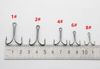 Rompin 50pcs/lot 9908 Double Fishing Hooks Small Fly Tying Double Dual Fishing Hook For Jig Size 1 2 4 6 8