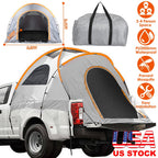 Truck Bed Tent Waterproof Windproof Pickup Truck Tent with Carry Bag 5.41-6.56FT Bed Rainfly PU2000mm Waterproof for Camping Travel