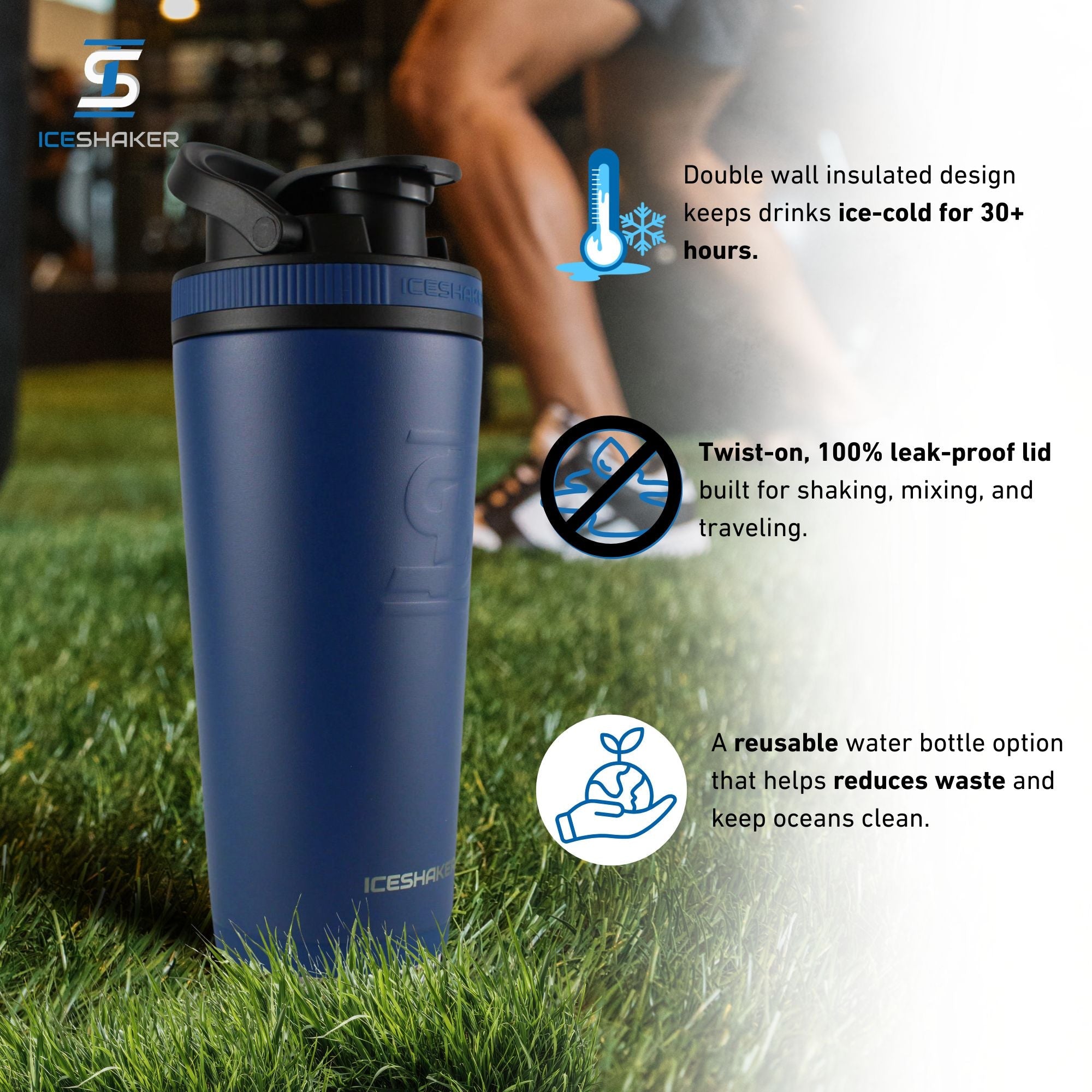 Officially Licensed Columbus Blue Jackets 26oz Ice Shaker