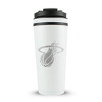 Officially Licensed Miami Heat 26oz Ice Shaker - White