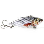 Mmlong 2.5/8.6g Vib Crankbait Lifelike Fishing Lure  Slow Sinking Hard Fish Wobbler Pes