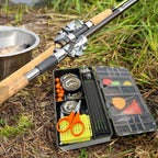 Fishing storage box, portable tackle box, magnetic compartments, fishing accessories