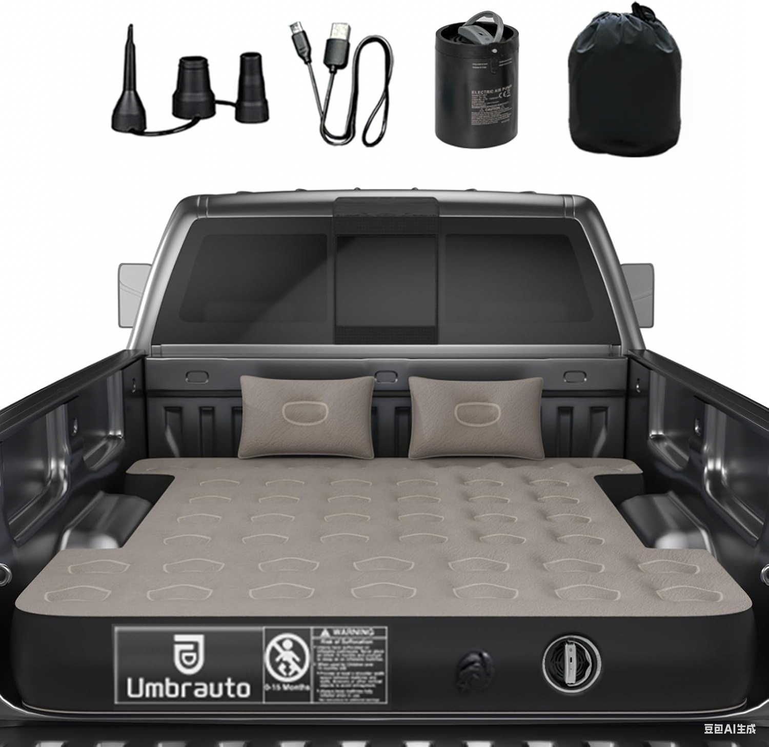 5.5-5.8ft | 6-6.5ft Toyota Short Truck Bed Air Mattress 1.0