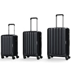 3-Piece Hardside Luggage Set (20/24/28 Inch) Lightweight with 3-Digital Lock