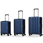 3-Piece Hardside Luggage Set (20/24/28 Inch) Lightweight with 3-Digital Lock