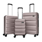 3-Piece Hardside Luggage Set 20/24/28 Inch Lightweight Hardside Suitcases