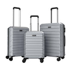 3-Piece Hardside Luggage Set Lightweight Hardside Suitcases with 8-Spinner Wheels