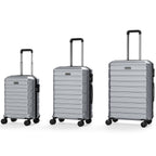 3-Piece Hardside Luggage Set Lightweight Hardside Suitcases with 8-Spinner Wheels