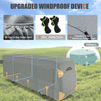 DikaSun 7 Layers Class A RV Cover Heavy Duty Anti-UV Waterproof Windproof Breathable Class A Motorhome