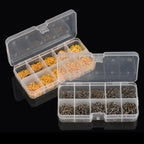 LEO 600PCS/BOX High Carbon Steel Fishing Hooks Sharp Barbed Circle   3#-12#