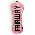 Fossil Fairways Fairway Headcover – Premium Faux Leather Fairway Cover – Elastic Fit – Embroidered Letters