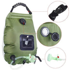 Portable Shower 20L Sun absorbs heat Water Storage Bags Outdoor Camping Hiking Heating Shower Bathing Bags Heating Shower Bags