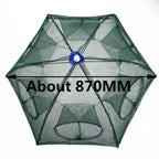 6 Hole Fishing Net Folded Portable Hexagon Network Casting Nets