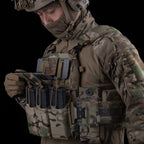 Tactical Phone Pouch, Molle, for Airsoft, Camping, Hunting. Foldable, for Phone & Map.