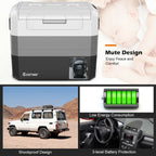 58 Quart Portable Electric Camping Car Cooler