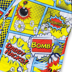 Comic Book Bombs Lifestyle Baseball Mesh Shorts