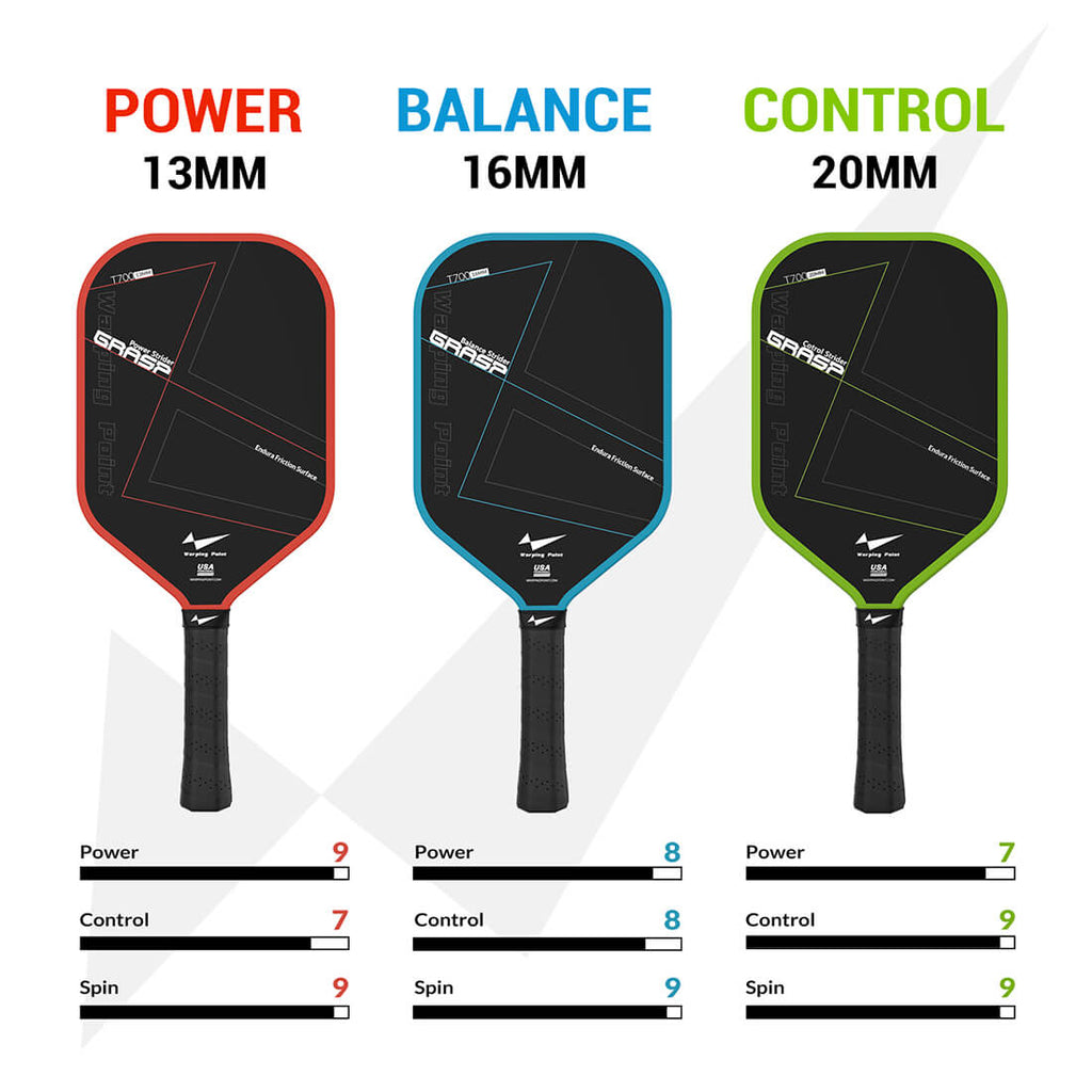 Grasp Pickleball Paddle - 13mm