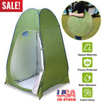 1Person Outdoor Pop Up Toilet Tent Portable Changing Clothes Room Shower Tent Camping Shelter Privacy Tent w/ Carry Bag