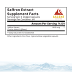 Saffron Extract, 60 Capsules, 88.5 mg