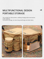 Outdoor Large Capacity Storage Bag 20L Set Pot Cooker Collision Resistant Multifunctional Portable Gas Tank Storage Bag Camping