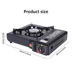 Single - burner Butane Camping Stove, windproof, adjustable, portable