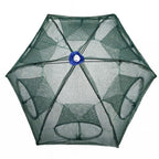 6 Hole Fishing Net Folded Portable Hexagon Network Casting Nets