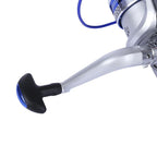 YUMOSHI AF1000-7000 12BB Gear Ratio 5.5:1 Half Metal Fishing Spinning Reel Machined aluminum Spool with Exchangeable Handle