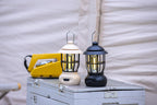 Camping Ligjt Outdoor  Ambience Lighting Camping Light Vintage Horse Light Gift USB Charging Tent Camp Lamp