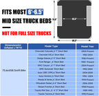DikaSun 6-6.5 FT Mid Size Pickup Truck Bed Air Mattress,Black