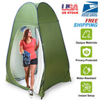 1Person Outdoor Pop Up Toilet Tent Portable Changing Clothes Room Shower Tent Camping Shelter Privacy Tent w/ Carry Bag