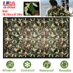 Camping Sleeping Bag Camouflage Sleeping Bag Waterproof Cold-Proof Survival Sleeping Bag
