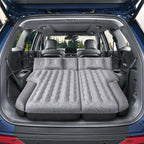 DikaSun Universal SUV Air Mattress – Upgraded Flocking, Extra-Thick Oxford Surface, with Electric Pump & 3M Charging Cable (Grey）)
