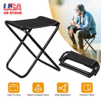 Foldable Camping Stool Portable Travel Chair 275.6LBS Load for Camping Fishing Backpacking Hiking Camping Seat with Carry Bag