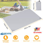 Portable Beach Blanket 4.6’ x 6.6’ Waterproof Foldable Camping Rug Pocket Sandproof Picnic Mat for Camping Picnic Hiking Grass Travel
