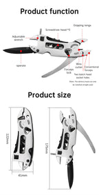 Outdoor camping regular pliers, multi-purpose tool pliers, outdoor wrench tool combination