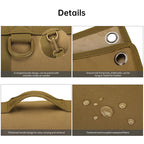 Outdoor non-slip shooting mat: double, portable, tactical, multi-use for training/camping.