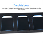 1pc 6-hole fishing rod wall mount, vertical/horizontal display frame