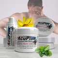 AcuPlus Ultimate Pain Relief Combo – 3 Bath Bombs + 3 oz. Roll-On + 4 oz. Jar