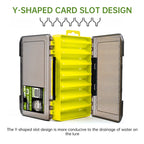 14-Compartment Fishing Tackle Box for Accessories, Lures & Hooks, Double-Sided Organizer.