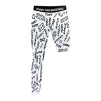 Emotions - Single-Leg Compression Tights - Right - White