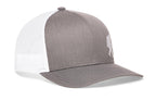 Bigfoot Trucker Hat  |  Gray-White Sasquatch Snapback