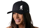 Bigfoot Trucker Hat  |  Black Sasquatch Snapback