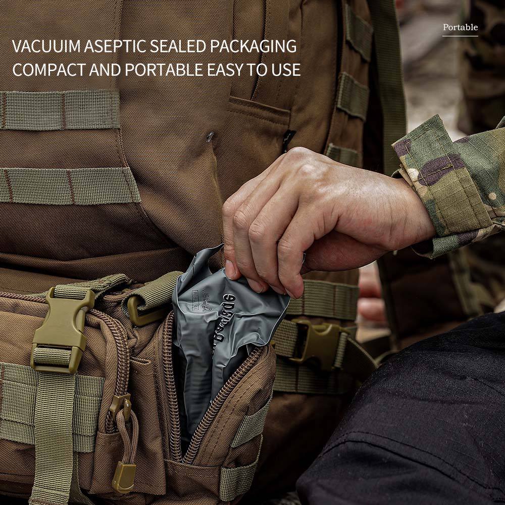Outdoor Elastic Tactical Tourniquet Camping Supplies First Aid Training Trauma Vacuum Pressurized Israeli Bandage