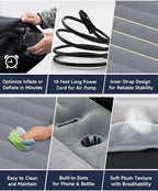 Umbrauto Tesla Y Car Camping SUV Thicken Air Mattress,Gray